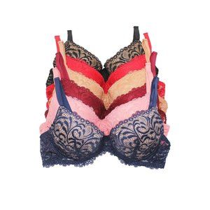 3 SOFT LACE PADDED PUSH UP BRA EVERY DAY‎ SEXY LIFT